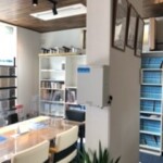 来客スペース中央の柱にイオンクラスター