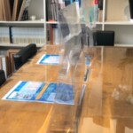 飛沫飛散防止のパーテーションで安心