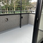 広々としたバルコニー